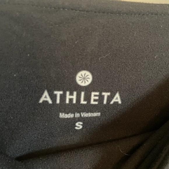 Athleta Aura Sonar Leggings with Mesh in Black, Size Small - Picture 3 of 4